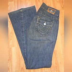 True Religion Dark Blue Boot Cut Jeans